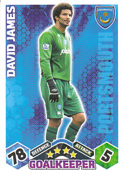 David James Portsmouth 2009/10 Topps Match Attax #236